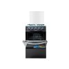 Nasco NASGC-50X50B-CTZ 4-Burner Gas Cooker-Oven-Glass Top-Black