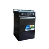 Nasco NASGC-50X50B-CTZ 4-Burner Gas Cooker-Oven-Glass Top-Black