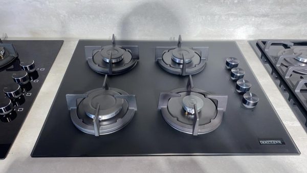 60CM GAS COOKER  MATTE GLASS BLACK